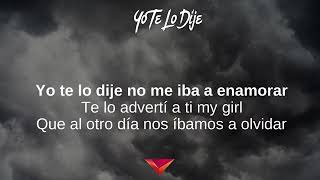 Yo te lo dije❌J Balvin🔥💙🎶