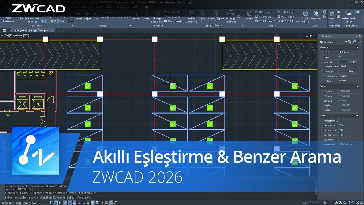 ZWCAD 2026, Yeni Akıllı Arama Özelliği - YouTube
