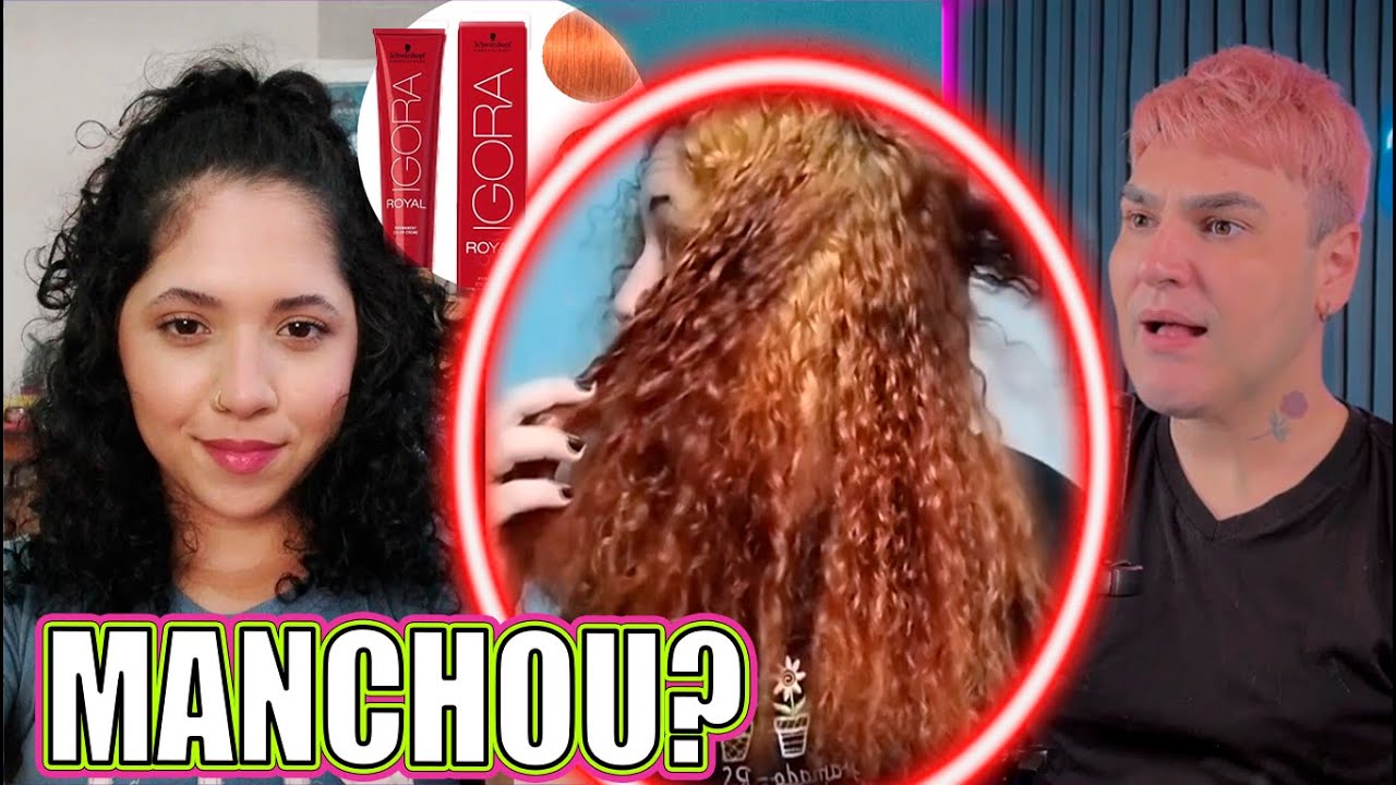 ELA DESCOLORIU OS CACHOS USANDO PRODUTOS MARAVILHOSOS, MAS… 😅