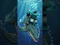 mosasaurus meets the Karken meets sharktopus