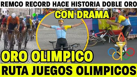 RESUMEN PRUEBA DE RUTA JUEGOS OLÍMPICOS 🇫🇷PARIS 2024 IMPRESIONANTE HISTÓRICO ORO OLIMPICO