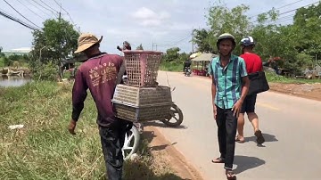 lưới cá sông bắt mỏi tay luôn / fish net / Hai Lúa Nhà Quê / 33