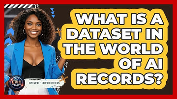 What Is A Dataset In The World Of AI Records? - Epic World Record Holders