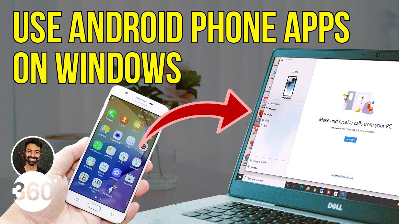 How to Make Calls, Mirror Your Android Phone on a Windows PC - YouTube