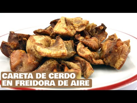 Cómo hacer careta de cerdo muy crujiente cocinada en AIRFRYER