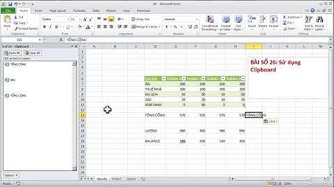 Học EXCEL cơ bản  26 Sử dụng Clipboard trong Excel 480p