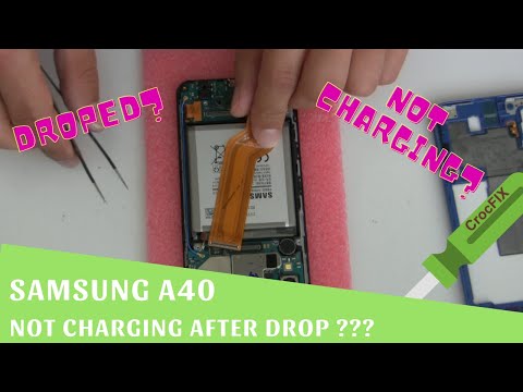 Samsung A40 not CHARGING? Here is the solution by CrocFIX (works also for A50 A70 and others) FIX