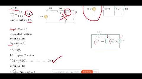 Transient Using Laplace Transform Part 4