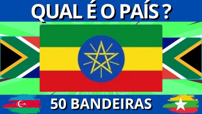 Adivinha o País pela Bandeira, ADIVINHE 50 Bandeiras do Mundo 🌍