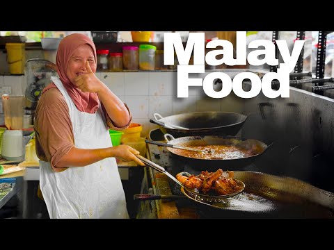 4k Food in Malaysia |very local Malaysian self service restaurant |Malay street food in Subang Jaya