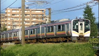 E129系A13+B4編成　信越本線上り普通446M　新潟→長岡