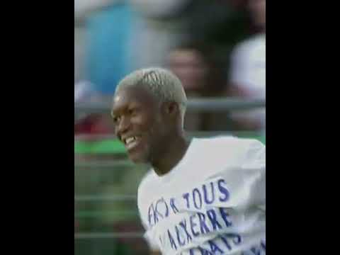 Djibril Cissé, shining for Auxerre and Marseille ✨🇫🇷 #foot #ligue1 #football #ligue1mcdonalds