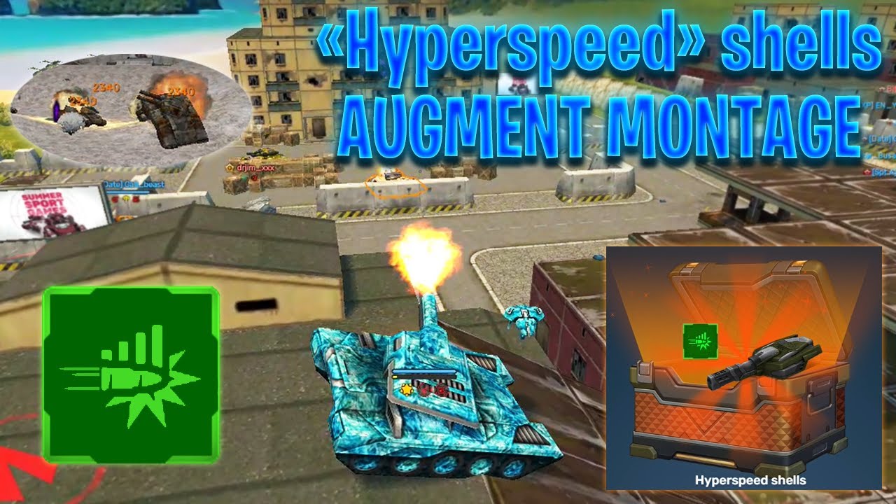 Tanki Online New Thunder's «Hyperspeed» shells Augment Montage