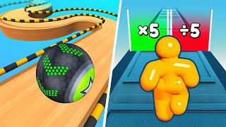 Going Balls | Tall Man Run - All Level Gameplay Android,iOS - NEW MEGA APK UPDATE