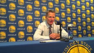 Steve Kerr's reaction to Steph Curry's ridiculous shot