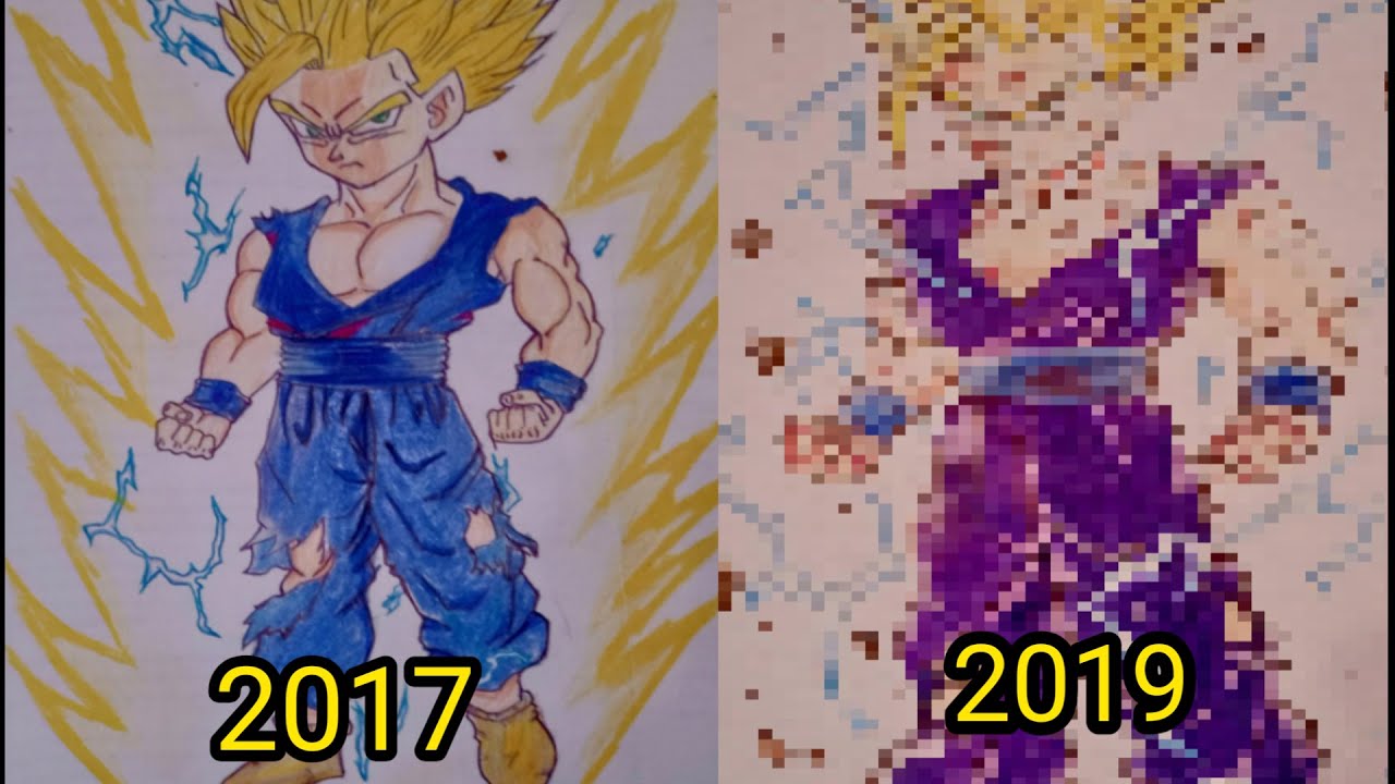 My Art progression from 2017💥to 2019 - YouTube