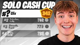 Clix DOMINATES Solo Cash Cup🏆(Tournament Highlights)