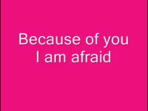 Kelly Clarkson Because Of You Lyrics    YouTube