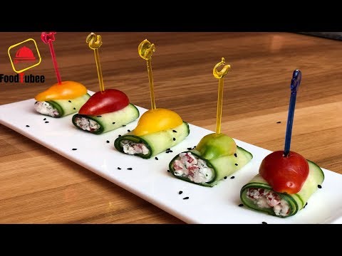 Fresh Cucumber Roll-ups