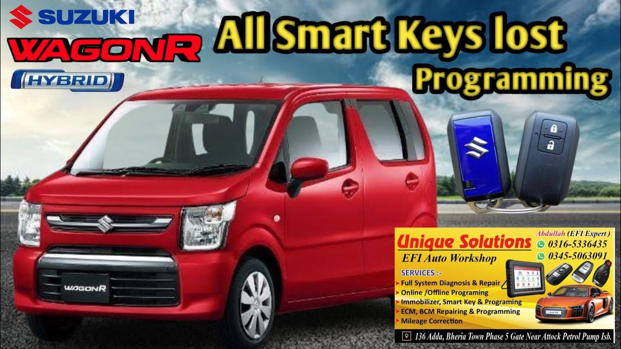 Suzuki WagonR Hybrid 2020 All Smart Keys Lost Programming