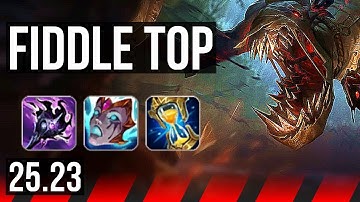 FIDDLESTICKS vs ZAAHEN (TOP) | Godlike | EUNE Master | 25.23