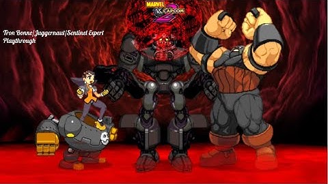 Marvel Vs. Capcom 2: Tron Bonne/Juggernaut/Sentinel Expert Playthrough