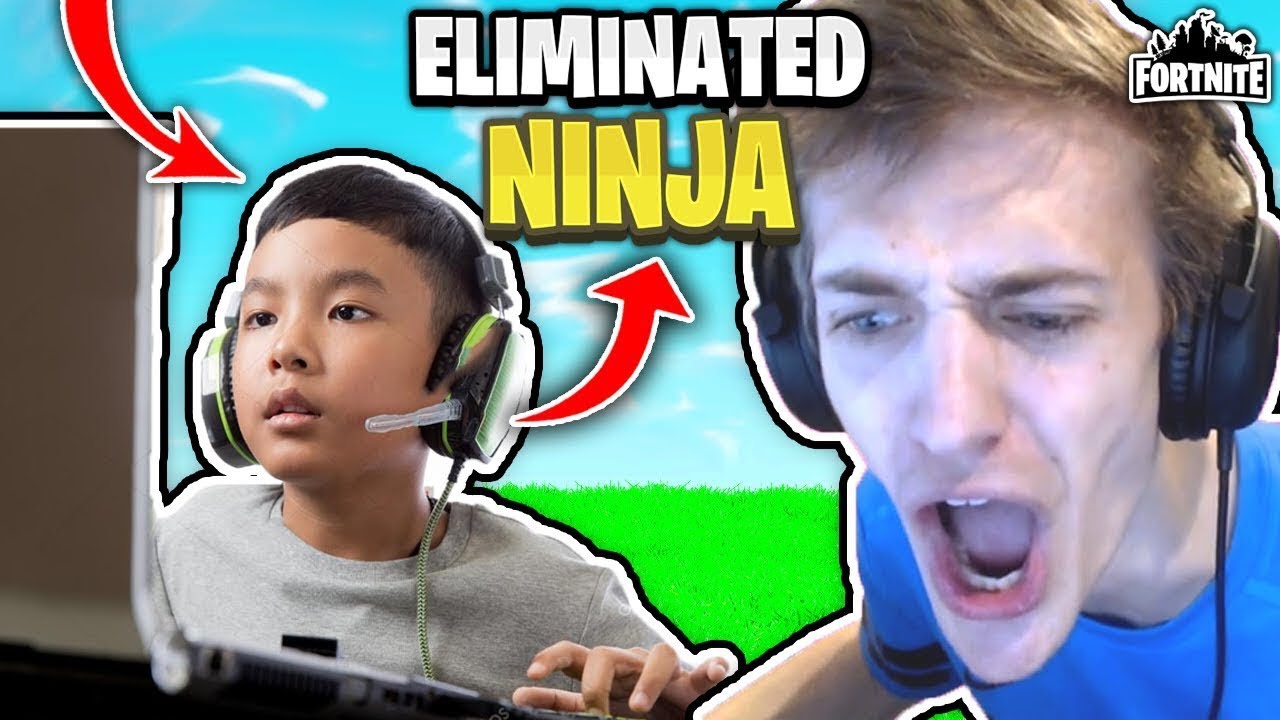 Kid Freaks Out When He Kills Ninja Fortnite Funny Wtf Moments Youtube