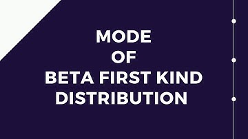 Beta first kind distribution/Mode of Beta first kind distribution/Derivation of formula for Mode