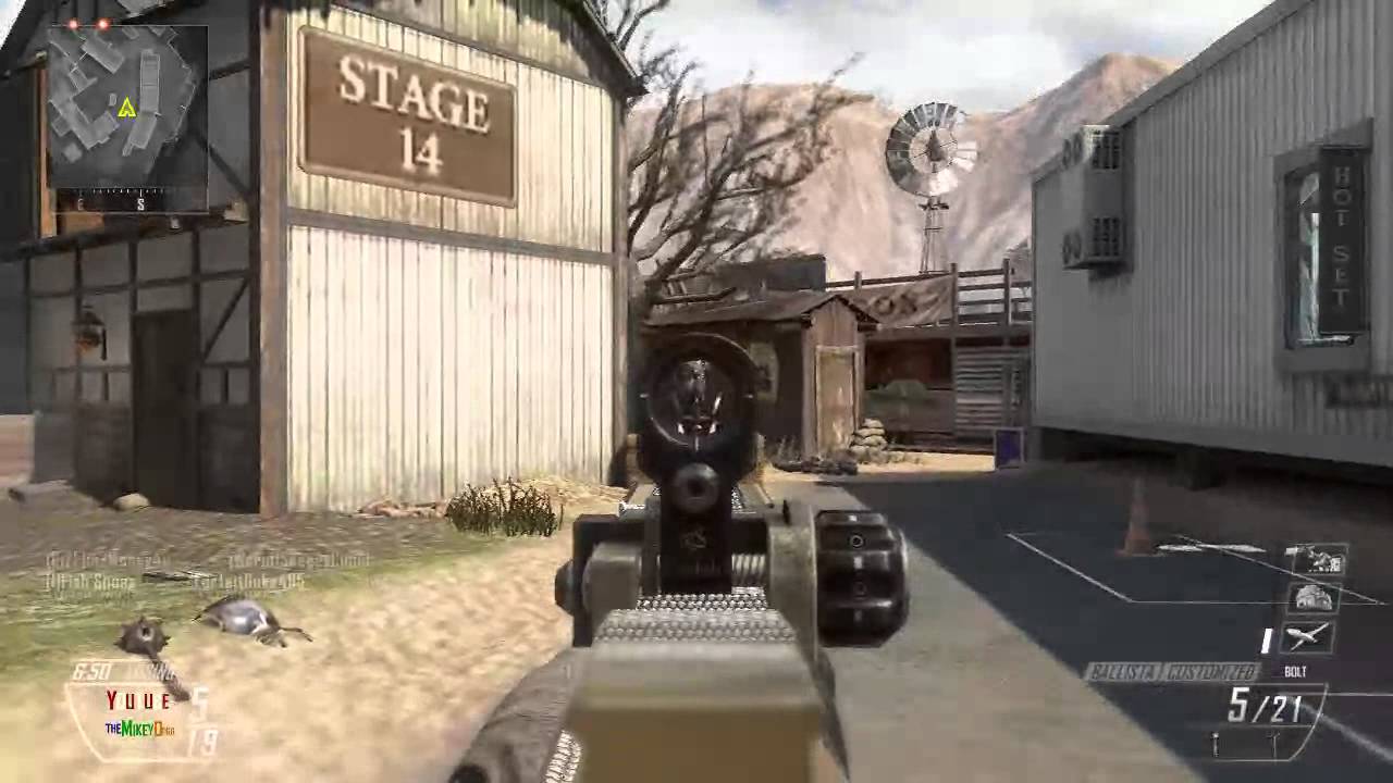 Ballista Suppressor Challenge w/ Iron Sights (BO2)
