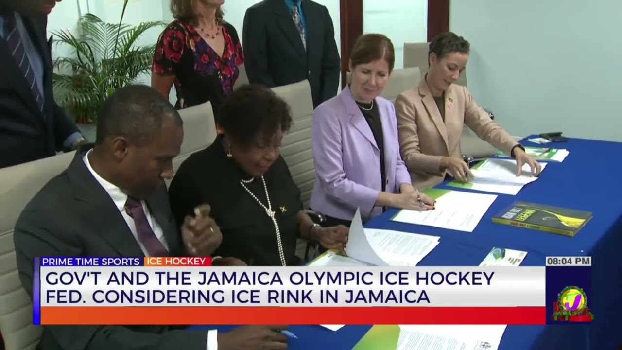 Government and The Jamaica Olympic Ice Hockey Federation Considering Ice Rink in Jamaica | TVJ News