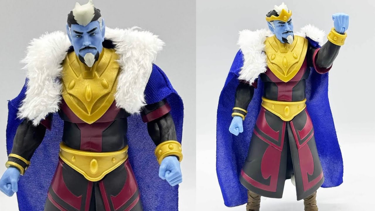 Masters of the Universe Masterverse - King Randor, action figure New Eternia con armatura, mantello e 30 punti d'articolazione, giocattolo per bambini, 6+ anni, JBP79
