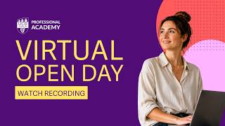 UCD Professional Academy - Virtual Open Day Sep 2026