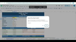 Automation Demo For - Payroll and pay slip Generator in Google Sheet screenshot 4