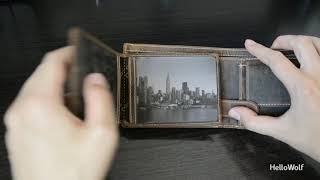 Férfi Valódi Bőr Pénztárca Unboxing Giorgio Carelli - Jóbőr Webshop