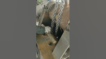 Jaw crusher toggle plate installation #jawcrusher #installation #installationguide #crusher