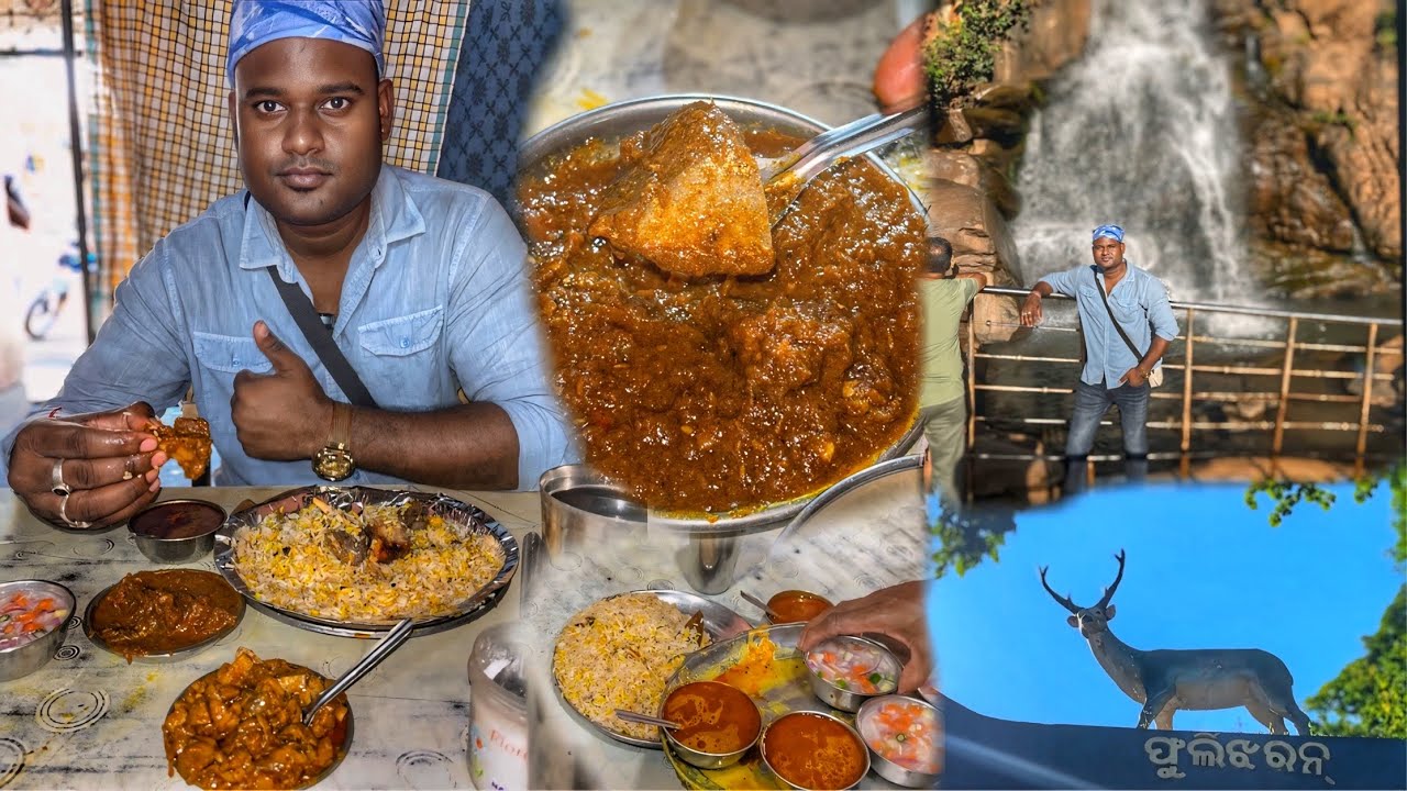 50 Yrs Old Mutton Hotel Of Bhawanipatna 👎Phurlijharan Waterfall @basudevvlogs