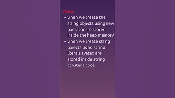 Different Ways to Create String Object in Java | Interview Questions and Answers #shorts