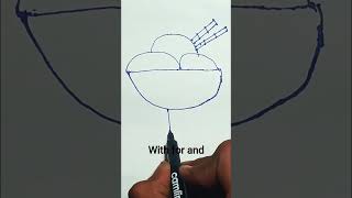 🍦Ice Cream Drawing Easy🥰✨&amp;Satisfying Art Beginner Friendly Art#Shorts#youtube#viral#drawing#art🍦😋😋