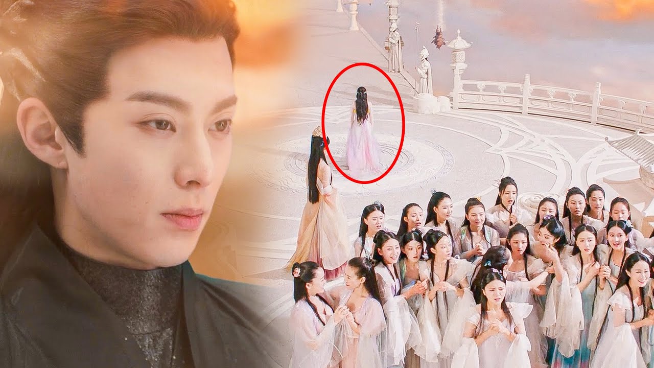 300位漂亮仙女站在眼前，霸道魔王卻獨獨選中那個背對他的小蘭花，一見鍾情！#虞书欣 💖#王鹤棣 #苍兰决