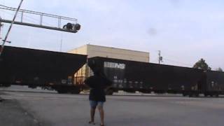 NS 191 Pulling Into The Hole on the S Line at Wadley GA 3-14-11