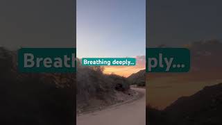 De-stress and heal your body. Relax & breathe deeply as you travel a country road.