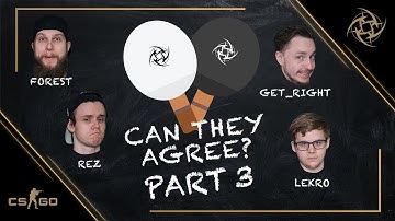 Can they agree with NiP - PART THREE | Ninjas in Pyjamas