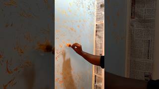 Brush Strokes Texture Design By Asian Paints Royal Play #walldecor #texture #painting #shorts