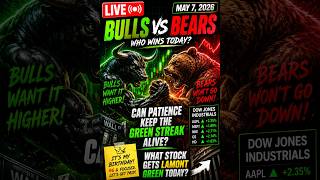 LIVE Stock Trading May 7, 2026 | PATIENCE Keep The Green Streak Alive? | 46th Birthday Trading 📱