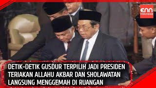 The Moment GUSDUR Became President, Roaring with Chants of Allahu Akbar and Sholawat