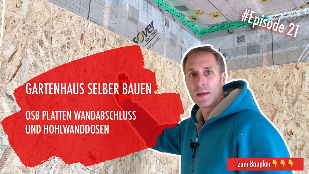 DIY Gartenhaus selber bauen Ep 21 Innenausbau mit OSB Platten und Lochkreissägen YouTube