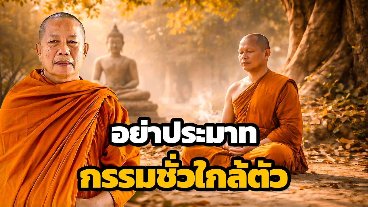 กรรมชั่ว..ผลกรรมไม่หายไปไหน ธรรมะคลายทุกข์ พระมหาบุญช่วย ปัญญาวชิโร