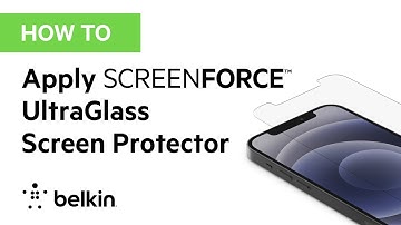 How To: Apply Your SCREENFORCE™ UltraGlass Screen Protector for iPhone 12/iPhone 13 models