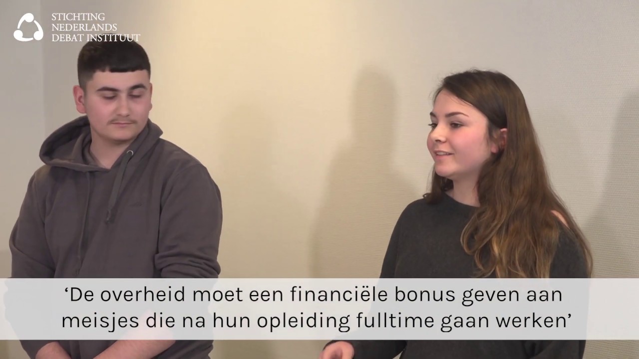 DEBAT | NK Debatteren vmbo | Bonus fulltime werken (2019)
