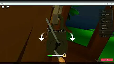 How to pick a lock in Fishing Simulator in Roblox